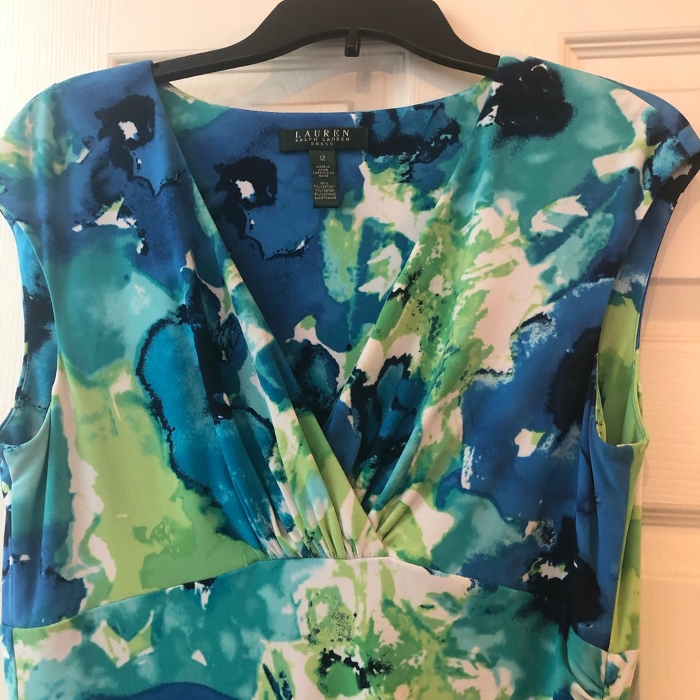 Ralph Lauren Blue Floral Dress